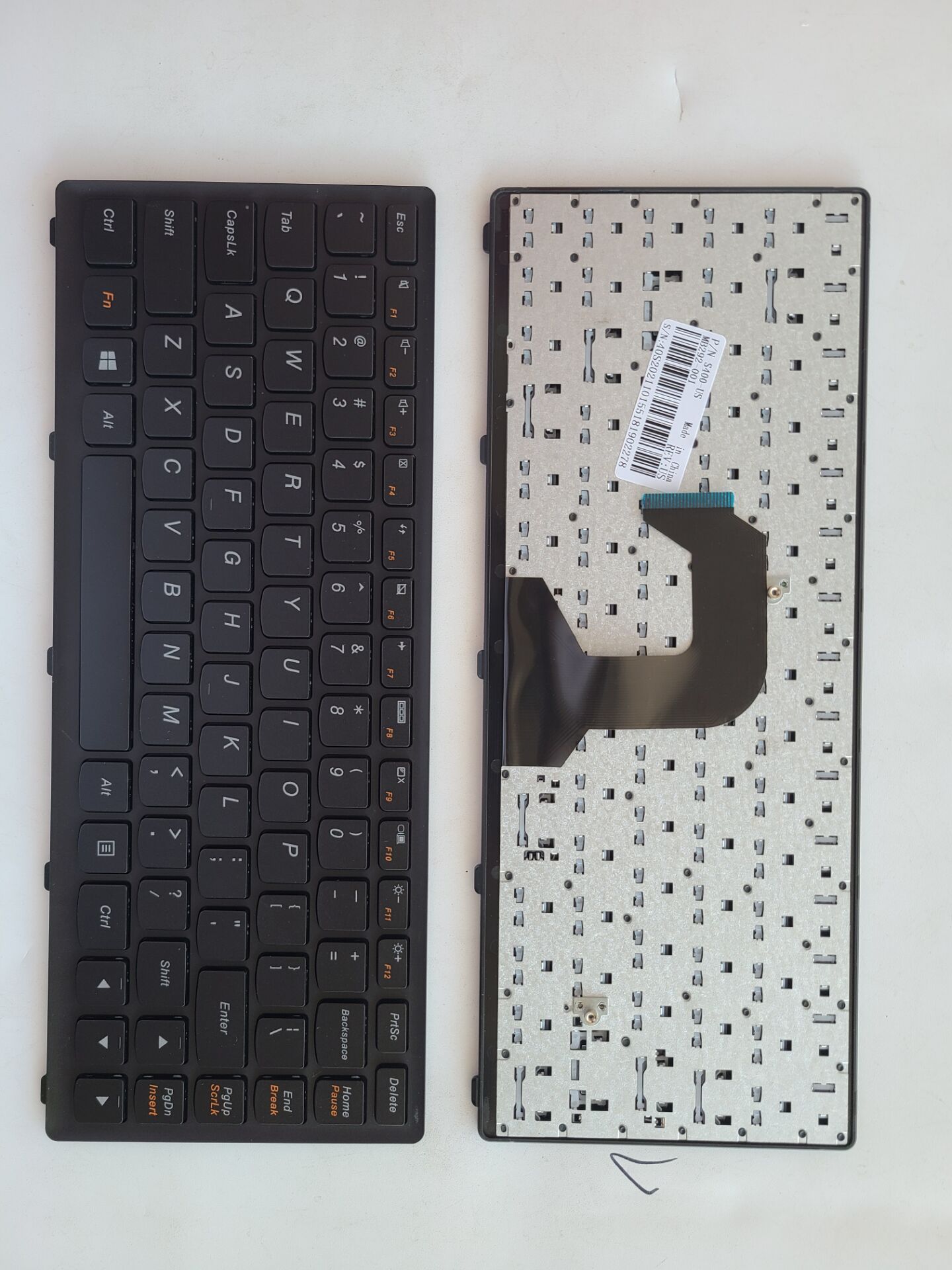 Picture of New Replacement Laptop Keyboard For LENOVO S400/S300/S405/S410/S310/M40-35 BLACK FRAME BLACK (OEM) US Layout